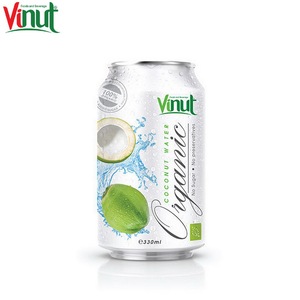 น้ำมะพร้าวกระป๋อง VINUT ขนาด 330 มล. พร้อมบริการรับผลิตเครื่องดื่มฉลากส่วนตัว ไม่มีน้ำตาล ไม่มีสารกันบูด จากเวียดนาม - Product Image 1
