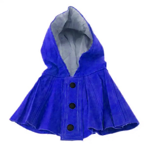 Premium Top Grade Heavy Duty Cowhide Split Leather Welding Hood Protection Genuine Leather Welder <b>Cap</b> Industrial Use JNM SAFETY - Product Image 5