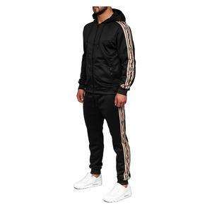 Vêtements de sport survêtements d'entraînement en polaire Gym Fitness Tech ensemble deux pièces pour hommes survêtement de jogging pour hommes - Product Image 4