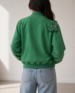 HMR Custom Alpha Kapa Sorority Embroidered Ladies Varsity Letterman Jacket Custom Made <b>Quilted</b> Breathable Women's Sorority - Product Image 5