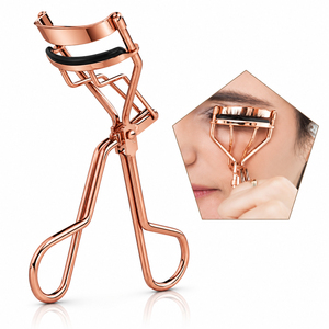 ที่ดัดขนตาสีโรสโกลด์แบบมืออาชีพ ทำจากสแตนเลส สำหรับดัดขนตาและแต่งหน้า - Product Image 3