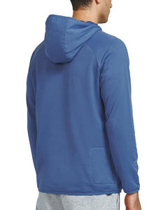 เสื้อฮู้ดผู้ชายแบบมีซิป ผ้าฟลีซบุซับในอุ่นสบาย แห้งเร็ว ระบายอากาศได้ดี คุณภาพสูง สีพื้น เหมาะสำหรับฤดูหนาว - Product Image 2