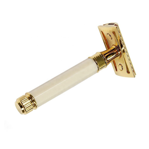 Classic Stainless Steel Double Edge Safety Razor Reusable Manual Shaving Razor for <b>Men</b> Hair Removal Wholesale - Product Image 1