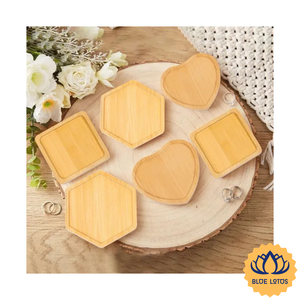 [BEST SELLER] | Bamboo Coaster Polished Round Bamboo Table Place Mat For Hotel Dining Room <b>Teacup</b> Holder Set from Vietnam - Product Image 1
