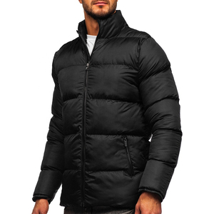 Vestes matelassées en tissu personnalisées avec graphismes sur mesure, col montant, longueur ajustée pour la saison hivernale - Product Image 4