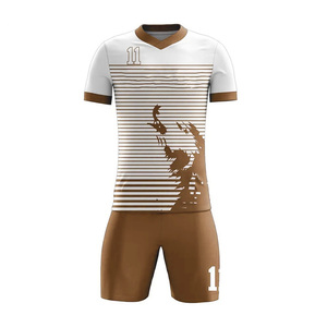 New Fashion Soccer Uniform Team Wear Cheap Prices Custom New Model Latest Top Unique Printing Sports Training Soccer Uniforms - Product Image 4