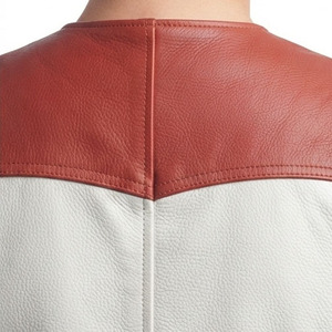 Women's Sleeveless Leather Waist <b>Coat</b> Female Zipper Leather Vest Girls Side Pockets Leather Waist <b>Coat</b> - Product Image 4