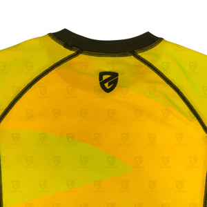 Maillot de compression unisexe à manches courtes de haute qualité, design personnalisé, pour la gym, avec protection solaire anti-UV, collection Rash Guard 2026 - Product Image 5
