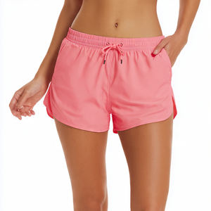 Shorts Impermeables 100% Poliéster para Mujer, Cintura con Cordón, Shorts de Secado Rápido para Verano, Shorts Ligeros al por Mayor para Mujer - Product Image 1