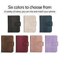 Cartera DE SEGURIDAD RFID con soporte de teléfono de material PU duradero ajustable para uso comercial Compatible // Escritorio de oficina Android