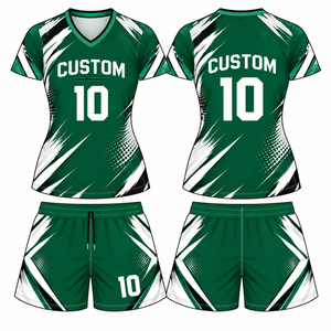 Breathable 100% Polyester Soccer Uniforms Set Quick Dry Moisture-Wicking Mesh Football Wear Soccer Tracksuit for Women SLIDER - Product Image 1