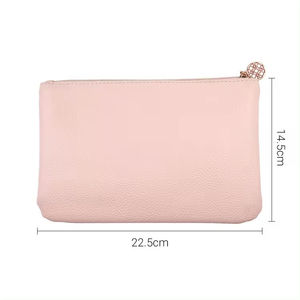 Pochette de Maquillage Personnalisée en Cuir PU, Imperméable, pour Voyage, Sac à Main Tendance, Trousse de Toilette en Cuir – Vente en Gros - Product Image 2