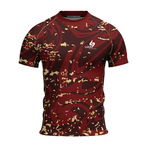 Half Sleeve <b>Compression</b> Gym Shirt Leisure <b>Top</b> Custom Men <b>Women</b> Muscle Fit Athletic Fitness Sportswear Low Price Shirt - Product Image 2
