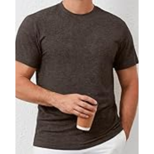 Camisetas de Manga Corta para Hombre, Camisetas Casuales de Cuello Redondo para Verano, Camisetas Clásicas Básicas de Algodón para Uso Diario - Product Image 5