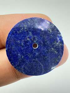 Esfera de Reloj de Piedra Preciosa Natural de Lapislázuli Azul, Disco Plano Redondo de 31.50 mm y 1.50 mm de Grosor, Accesorios para Relojes - Product Image 5
