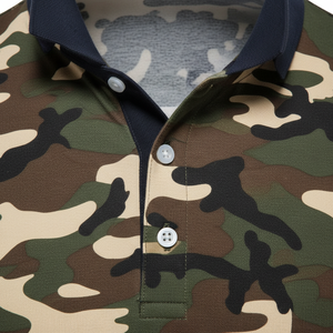 ออกแบบเสื้อกอล์ฟของคุณเอง เสื้อโปโลกอล์ฟชายแบบสั่งทำพิเศษ คอแข็ง 180 GSM พร้อมโลโก้ตามต้องการ - Product Image 5