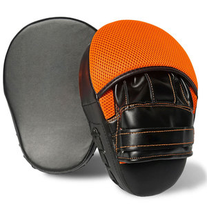 Guantes de Boxeo de Cuero de Alto Rendimiento para Práctica de Artes Marciales, Duraderos, Antideslizantes, que Absorben la Humedad, Almohadillas de Entrenamiento para Reacción - Product Image 1