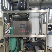 Machine à glace à tubes 1 tonne à 3 tonnes système de filtrage d'eau 500LPH 1000LPH 2000LHP RO système d'eau potable prix de l'osmose inverse