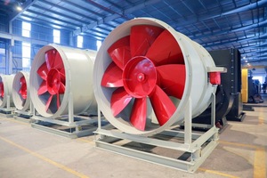 Ventilador Axial de Alta Energía APL-8-14D 400-1500mm, Personalizable, Accionamiento Directo, Alta Eficiencia, Alta Resistencia, Acero SS400, Hecho en Vietnam - Product Image 4