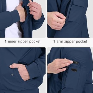 <b>Men's</b> <b>Lightweight</b> Baseball Bomber <b>Jacket</b> Spring & Fall Casual Thin <b>Jacket</b>, Full-Zip Sportswear Coat <b>jacket</b> for <b>men</b> patchwork - Product Image 6
