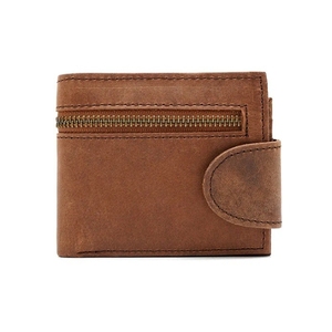 Factory Price Custom Genuine Leather Bifold Slim <b>Wallet</b> RFID Large Capacity Card <b>Holder</b> Slots and ID Window <b>Wallets</b> for Men - Product Image 2