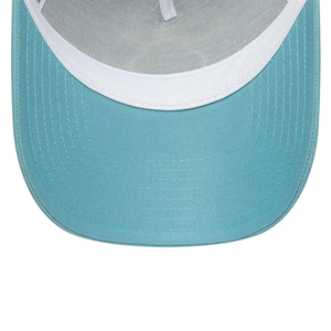 Modern Aqua Blue Trucker <b>Cap</b> Mesh Side Panels Adjustable Snapback Hat <b>Plain</b> Front Custom Logo Breathable Casual Summer <b>Cap</b> - Product Image 6
