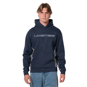 Sweat-shirt à capuche personnalisé pour homme, coupe classique, poche kangourou, impression de texte sur le devant, style streetwear, 100% coton molletonné - Product Image 1