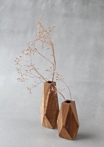 Premium Quality Acacia Wooden Made Most Demanded Attractive Look Flower Vase Home Hotel <b>Table</b> Centerpiece From Indian Supplier - Product Image 5