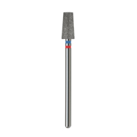 Fraise à ongles conique diamantée haute performance 5,0 mm, grain bleu+rouge, fournitures professionnelles de pédicure 2026