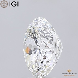 Diamante cultivado en laboratorio CVD de 3.01 quilates, forma portuguesa, con certificado IGI, color F, claridad VVS2, para anillo solitario nupcial clásico. - Product Image 4