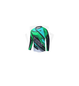 Jersey de Motocross Estampado de Manga Larga, Unisex, de Secado Rápido, Alta Calidad, Anti-UV, Personalizable para Equipos Profesionales - Product Image 2