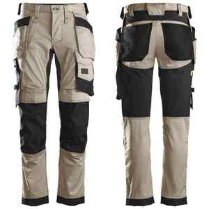 High Quality Breathable Cotton Men's <b>Cargo</b> <b>Work</b> Trousers Customized Logo ODM Heavy Duty with Pad - Product Image 4