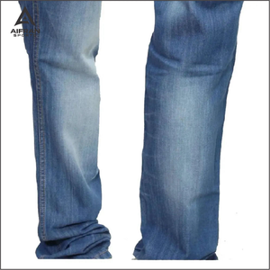 Jeans en denim bleu noir de qualité supérieure Aifran, coupe slim, jeans pour hommes, vente en gros, fournisseur OEM - Product Image 6