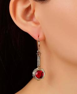 Orecchini a Forma di Lente d'Ingrandimento in Cristallo |   2028 - Product Image 3