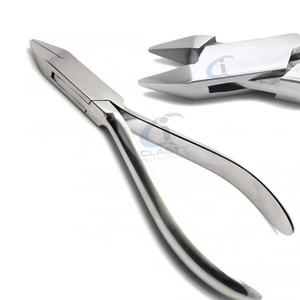Pince adhésive en acier inoxydable pour usage dentaire avec poignée ergonomique, instrument médical durable et réutilisable - Product Image 2