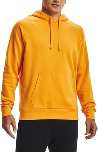 Sudadera con Capucha para Hombre, Sudadera Amarilla, Corte Regular, Felpa de Algodón, Sudadera Informal de Color Sólido con Bolsillo, Ropa de Otoño, ODM OEM - Product Image 1