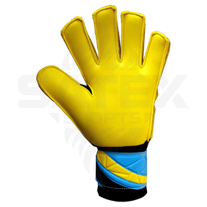 Gants de gardien de but de football professionnels unisexes haute performance, nouveaux, en cuir naturel, à doigts semi-circulaires, avec paume inversée, résistants à l'usure - Product Image 2