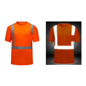 Camisa de Seguridad de Calidad Premium, Ropa de Trabajo Reflectante, Camisa Ligera y Transpirable, Talla Regular, Camisa Reflectante de Alta Visibilidad - Product Image 6