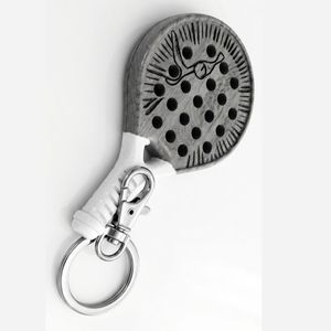 Llavero de Raqueta de Pádel de Alta Calidad, Tamaño Personalizado, Promocional, Duradero, de Goma, con Logotipo Personalizado en Relieve - Product Image 2