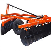Arado de Discos Multifuncional de Acero al Boro Sabin Rojo para Uso Agrícola, 550 kg