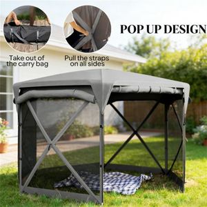 Tenda Parasole Pop-Up Grigio Scuro, Design Pratico e Conveniente per Carport - Product Image 2