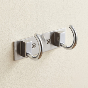 Gancho de acero inoxidable con acabado de espejo, montado en la pared, para toallas, abrigos y batas, gancho resistente para colgar en el dormitorio, la cocina o el hogar. - Product Image 4