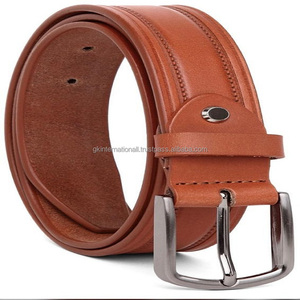 เข็มขัดหนังผู้ชาย, เข็มขัดหนังแท้เข็มขัดหนังวัวแท้หัวเข็มขัดแบบกลัดหรูหราเข็มขัดหนังวัวแบบลำลองของผู้ชายเย็บคงทนเต็มตัว - Product Image 5