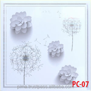 Hot Sales PVC Ceiling Panel 2x4 Ft Interior Decoration Materials Acoustic Ceiling <b>Tiles</b> Virgin PVC Artistic Ceilings Glossy Film - Product Image 6