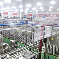 Projet clé en main complet d'une petite usine de fabrication de fromage/ligne de production de fromage, sac en acier inoxydable blanc, pièce brute, fromage frais