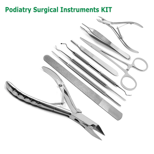 Nouveauté en acier inoxydable : Instruments chirurgicaux de podologie, extracteur d'ongles, coupe-cuticules, lime à ongles, instruments de podologie - Product Image 1