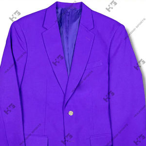Blazer violet personnalisé Omega, blazer de sororité/fraternité Omega Phi avec écusson brodé, veste de sport en coton pour homme pour événement - Product Image 4