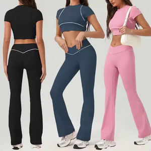 Veste de sport d'hiver chaude pour femme, col montant, fermeture éclair intégrale, tenue décontractée pour la gym, le yoga et les activités sportives - Product Image 1