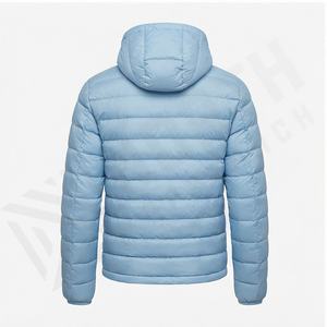 Venta al por mayor de ropa personalizada para hombre, Parka de verano informal, chaqueta acolchada a prueba de viento, fabricación de chaquetas 2025, plumas de pato - Product Image 3