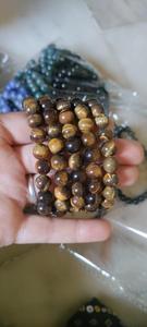 Pulsera de Cuentas de Ojo de Tigre Natural, Pulsera Elástica de Cristal de Ojo de Tigre Genuino, Pulsera Curativa de Piedras Preciosas Hecha a Mano - Product Image 4